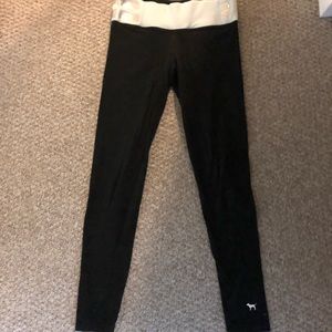 Pink ankle length yoga pants